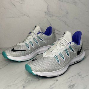 Nike Quest Running Shoe Womens Size 6.5 White Gray AA7412 100 NEW
